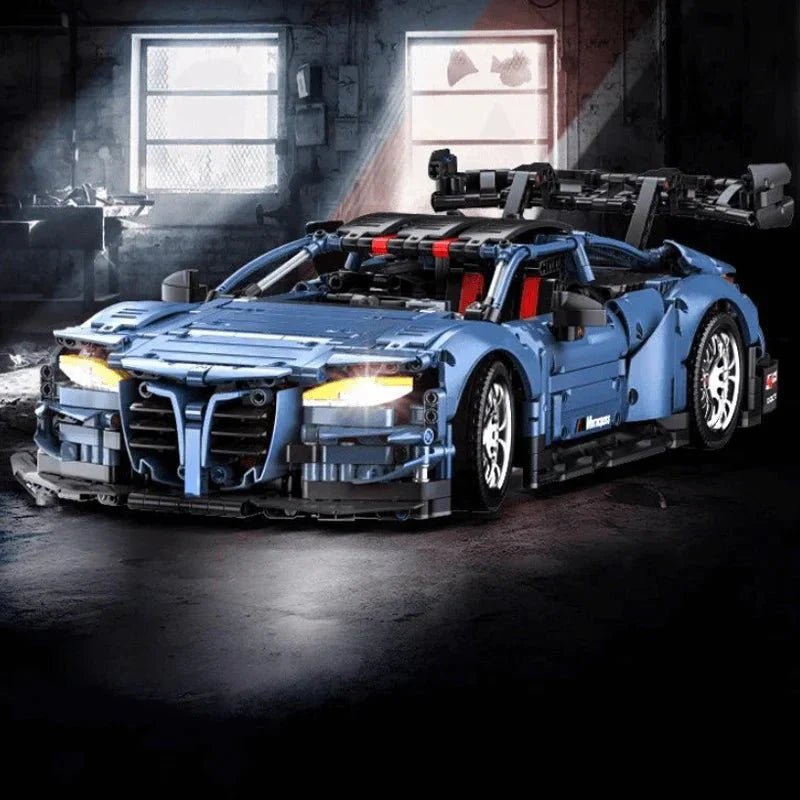 M4 DTM-Style Track Coupe - Building Blocks Set | Power Brickz