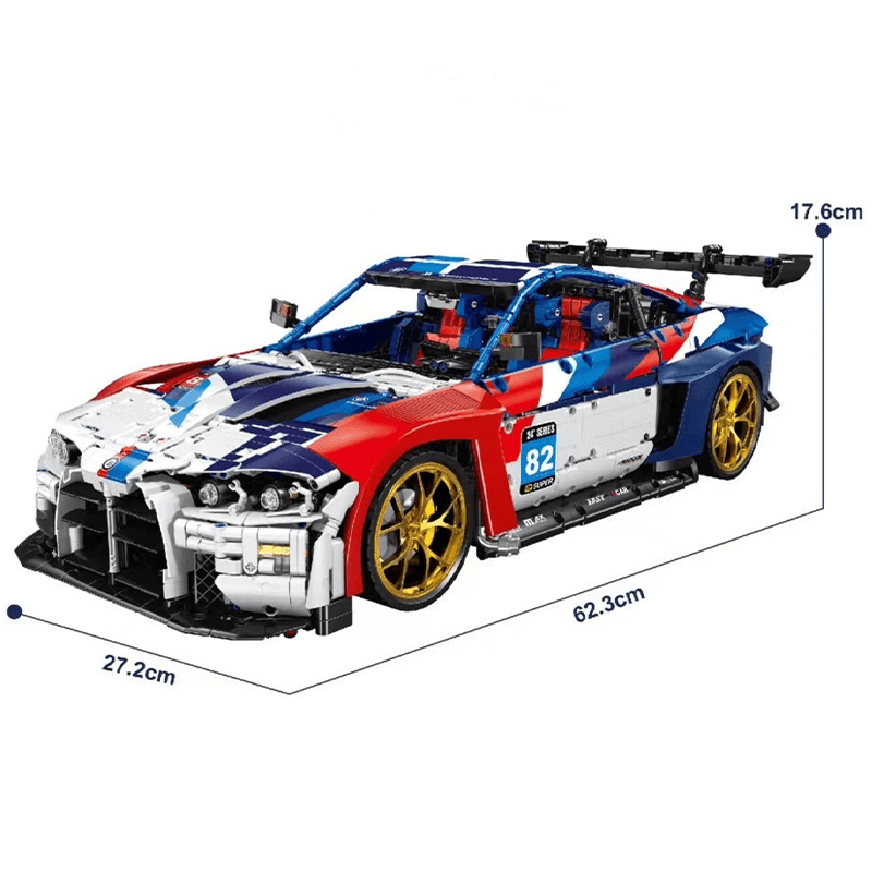 M4 DTM Track Coupe - Building Blocks Set | Power Brickz