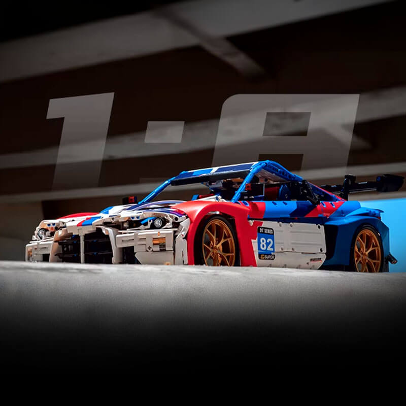 M4 DTM Track Coupe - Building Blocks Set | Power Brickz