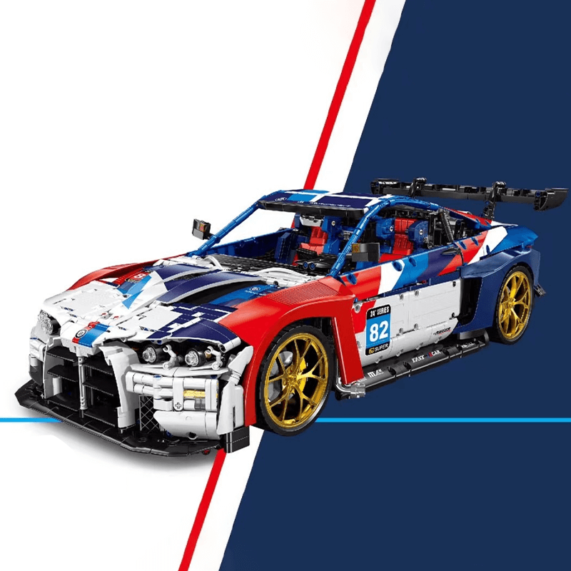 M4 DTM Track Coupe - Building Blocks Set | Power Brickz