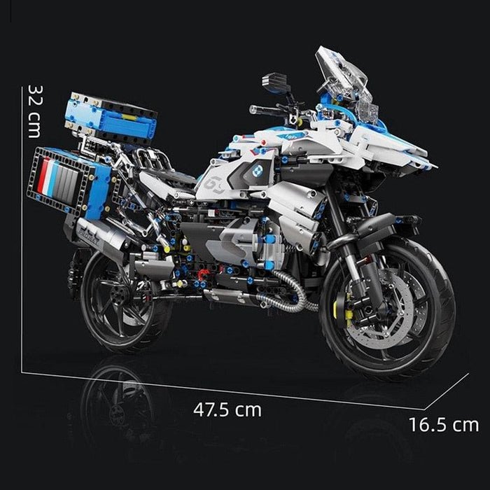 Adventure Touring Motorcycle - Building Set | Power Brickz