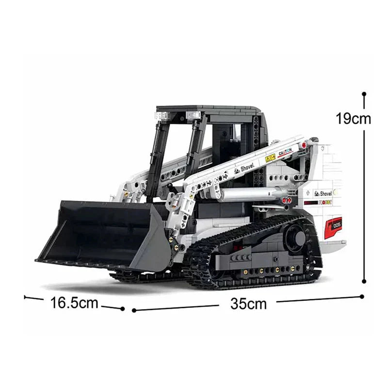 Compact Skid-Steer Loader - Building Set | Power Brickz