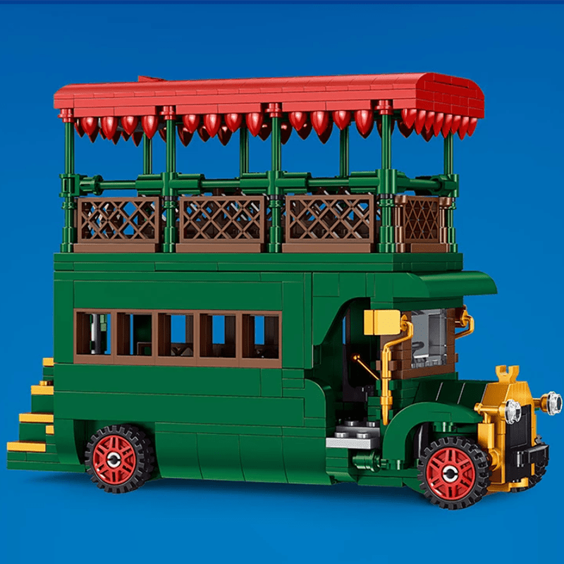 British Post Office with Bus - Building Set | Power Brickz