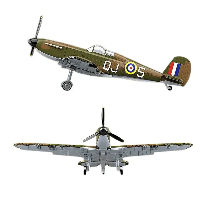 British Spitfire - Building Set | Power Brickz