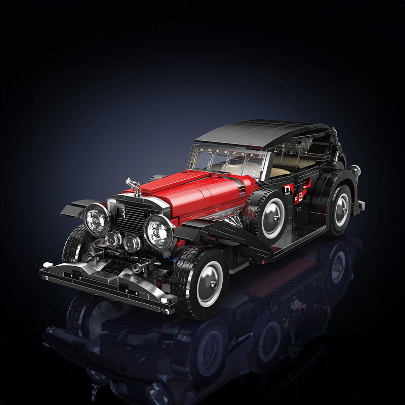 Classic British TLuxury Sedan - Building Blocks Set | Power Brickz