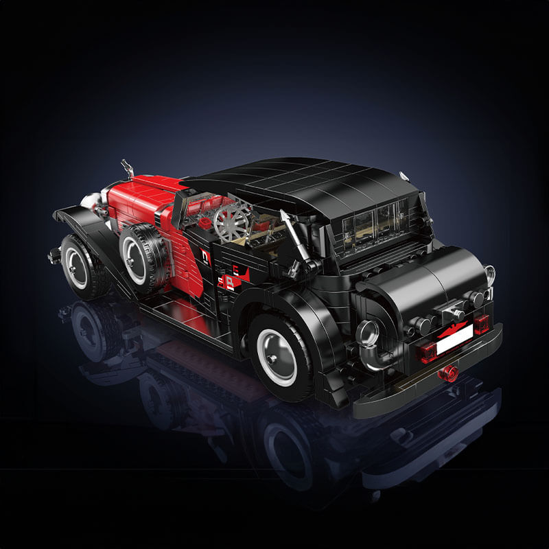 Classic British TLuxury Sedan - Building Blocks Set | Power Brickz