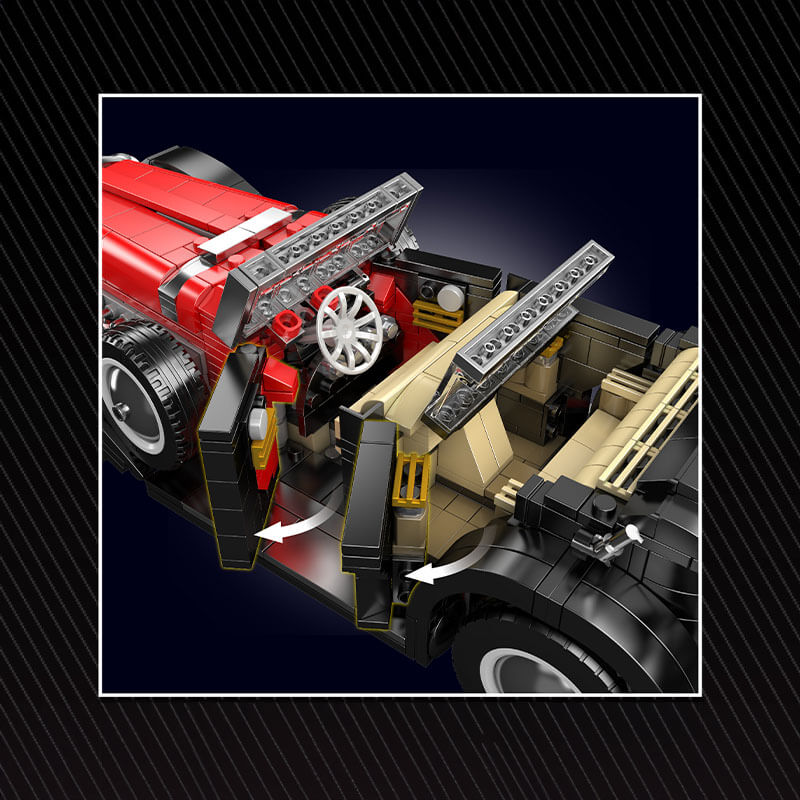 Classic British TLuxury Sedan - Building Blocks Set | Power Brickz