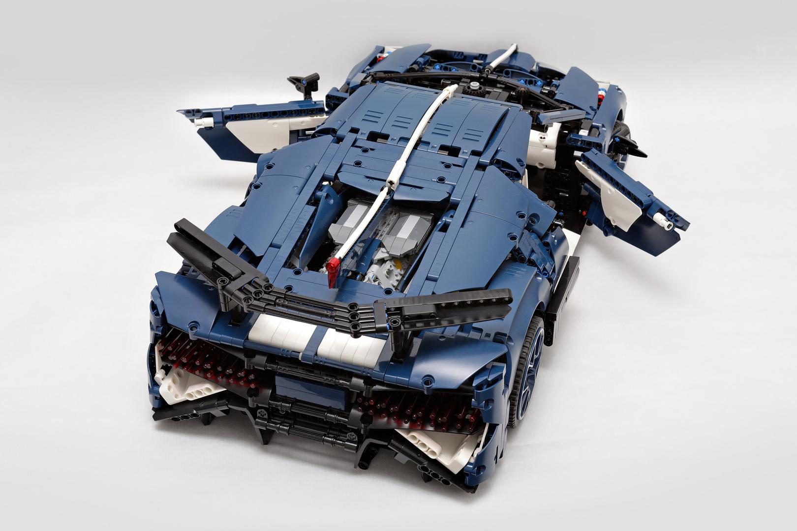 Aerodynamic WChiron Hyper Beast - Building Blocks Set | Power Brickz