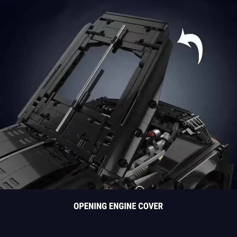 WVoiture Noire - Building Blocks Set | Power Brickz