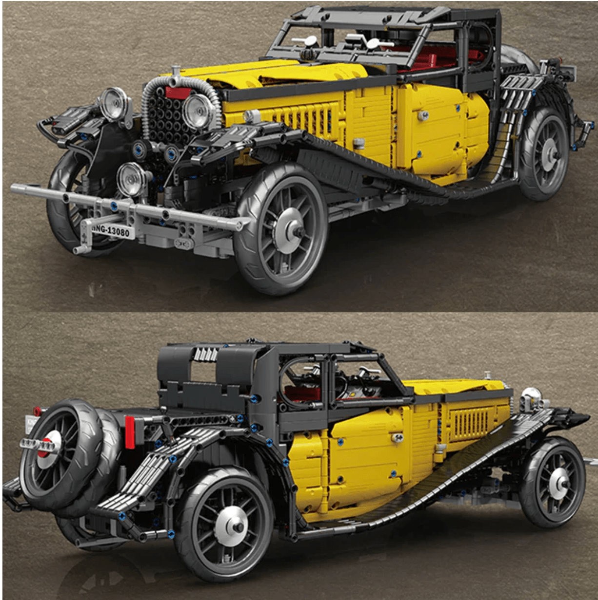 Classic TFrench Coupe - Building Blocks Set | Power Brickz