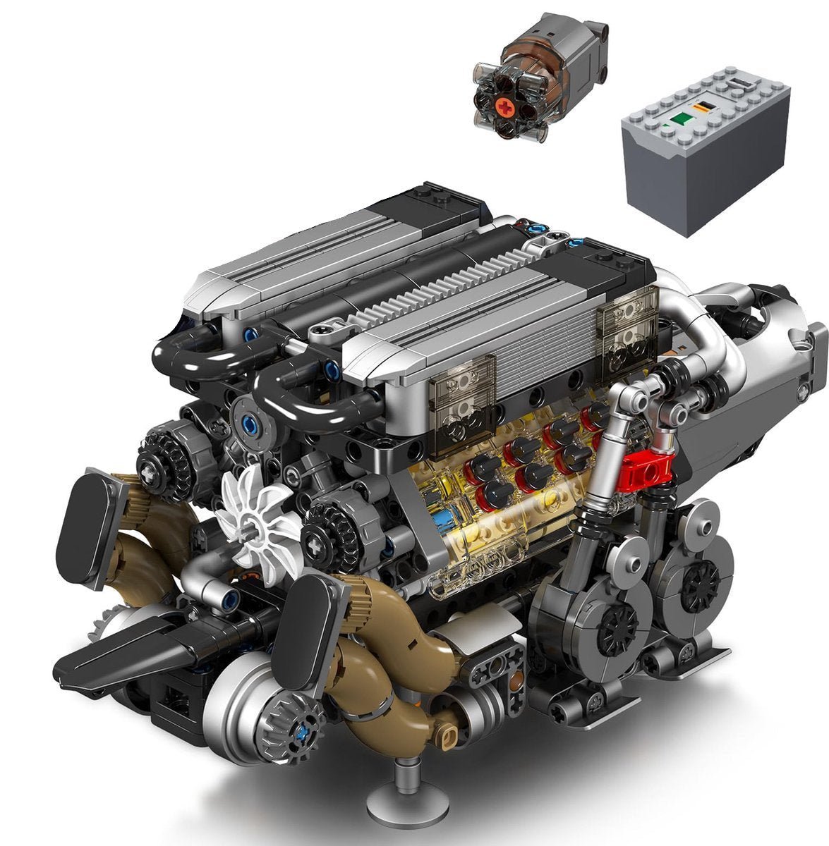 Bugatti W16 Engine | 952pcs - Power Brickz