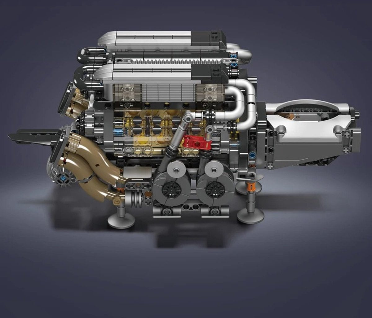 Bugatti W16 Engine | 952pcs - Power Brickz