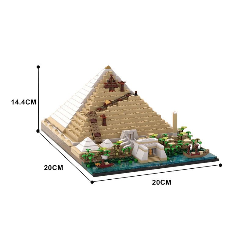 Building Of The Great Pyramid - Building Set | Power Brickz
