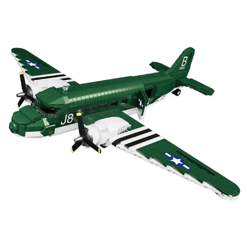 C47 Transport Aircraft - Building Set | Power Brickz