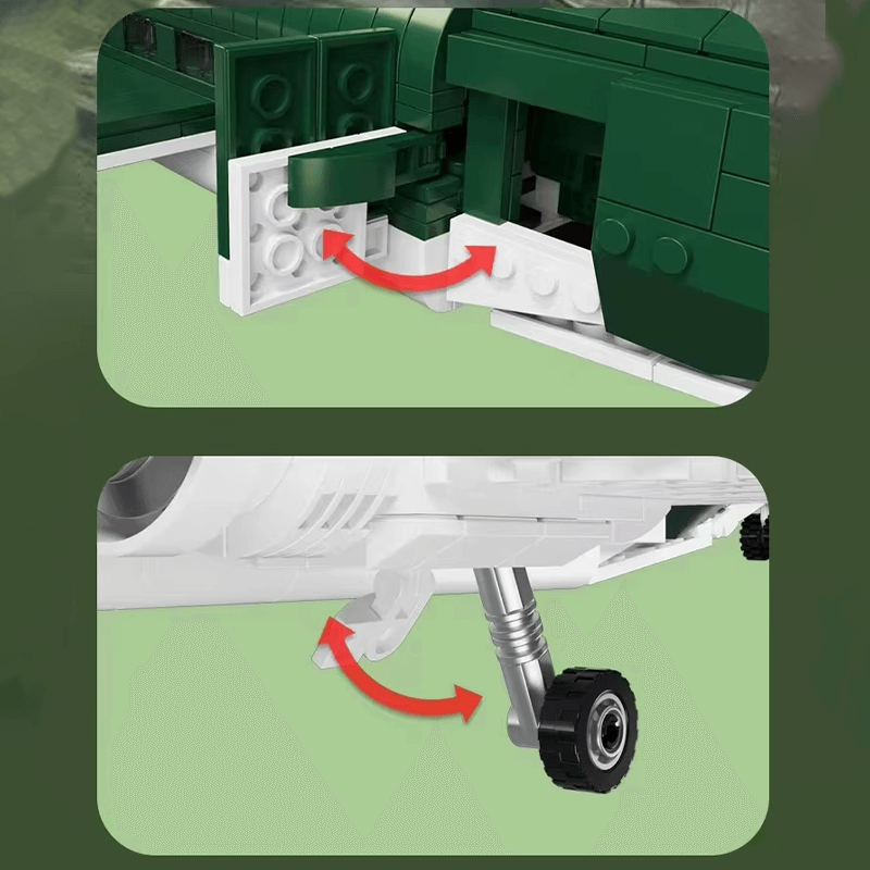 C47 Transport Aircraft - Building Set | Power Brickz