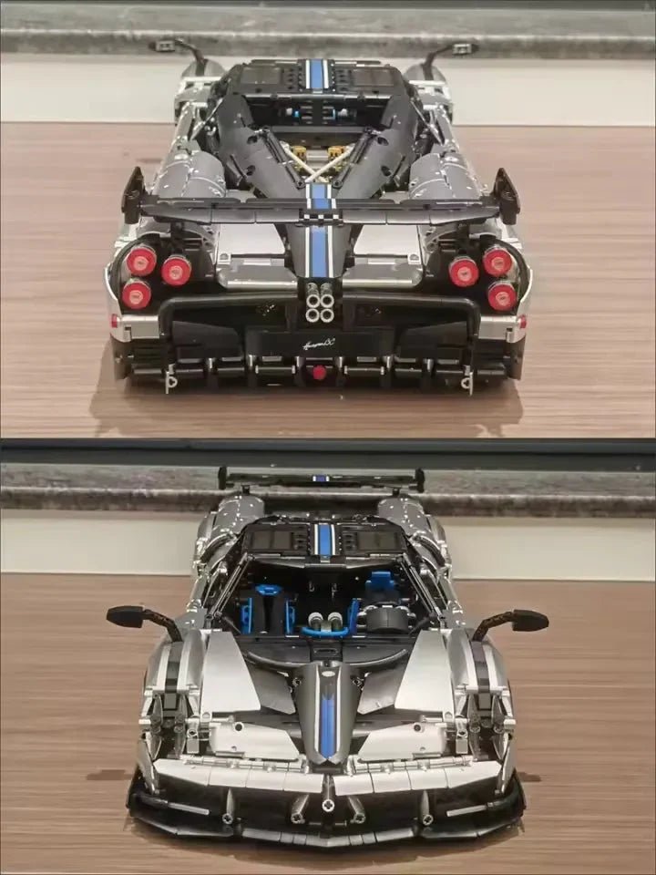 Carbon Aero Huayra BC Hypercar - Building Blocks Set | Power Brickz