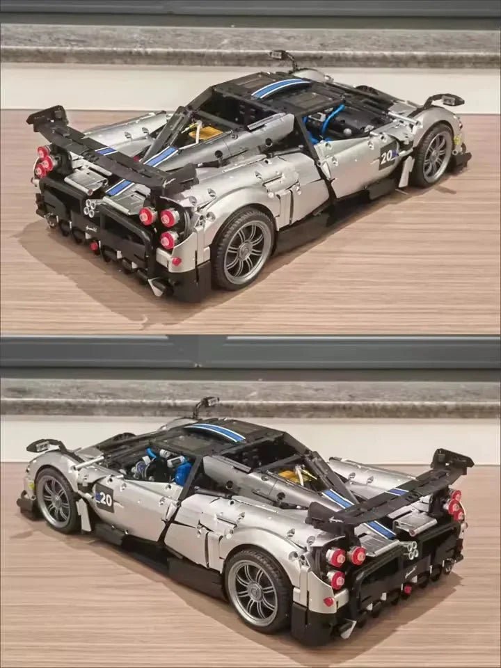 Carbon Aero Huayra BC Hypercar - Building Blocks Set | Power Brickz