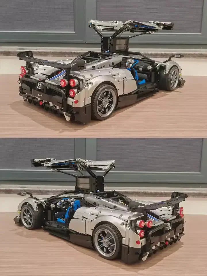 Carbon Aero Huayra BC Hypercar - Building Blocks Set | Power Brickz
