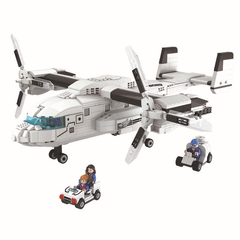 Cargo Plane - Building Set | Power Brickz