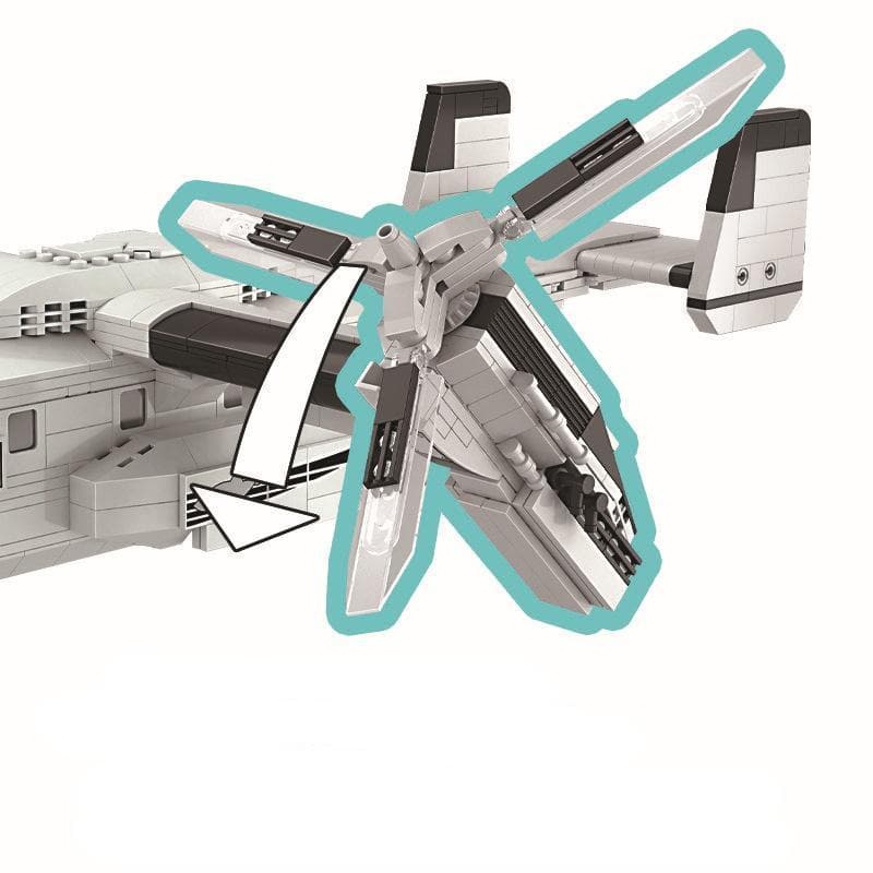 Cargo Plane - Building Set | Power Brickz