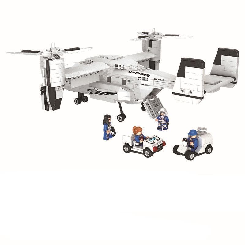 Cargo Plane - Building Set | Power Brickz