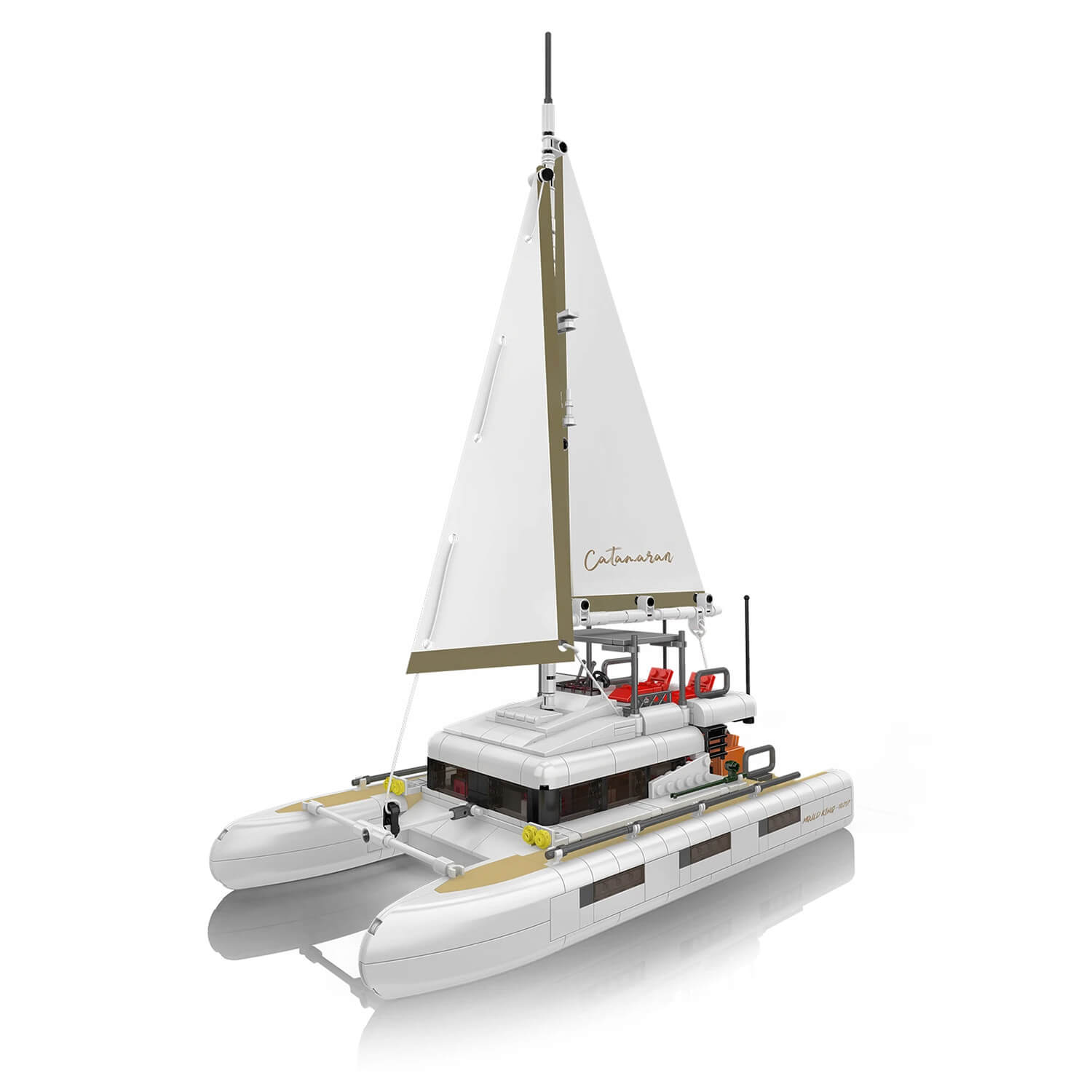 Luxury Catamaran Yacht - Building Blocks Set | Power Brickz
