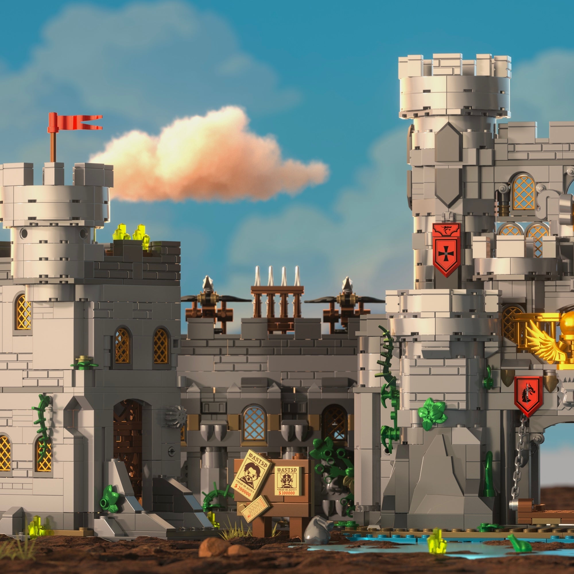 Holy Sword Castle | 2486pcs — view 16 | Power Brickz