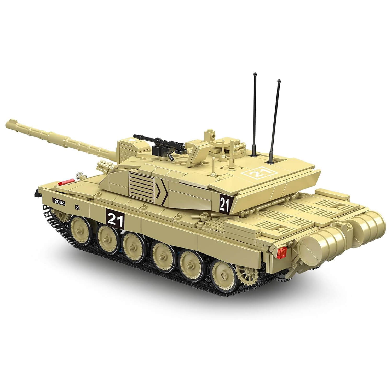 Challenger 2 Battle Tank RC - Building Set | Power Brickz