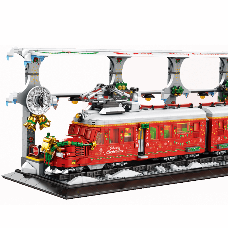 Christmas Train Set - Building Set | Power Brickz