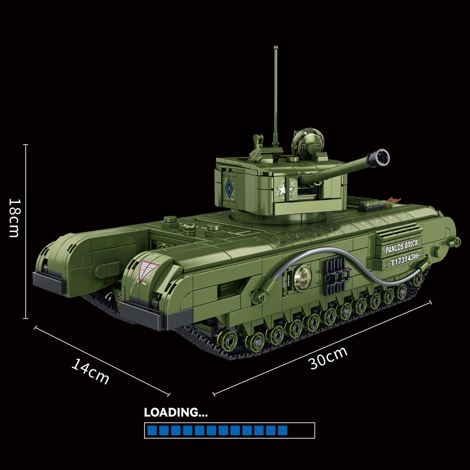 Churchill tank - Building Set | Power Brickz