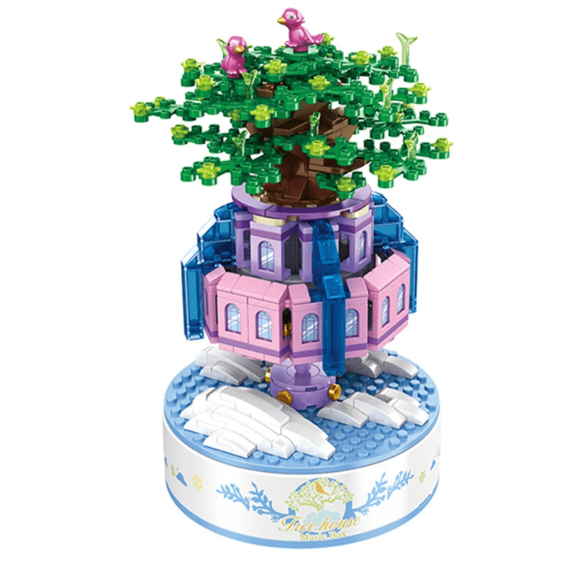 City in the Sky Music Box - Building Set | Power Brickz