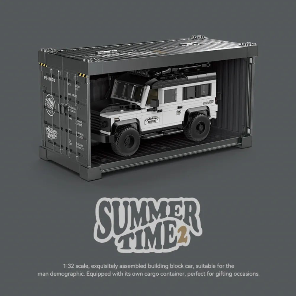 Classic Defender 4x4 Adventure - Building Blocks Set | Power Brickz