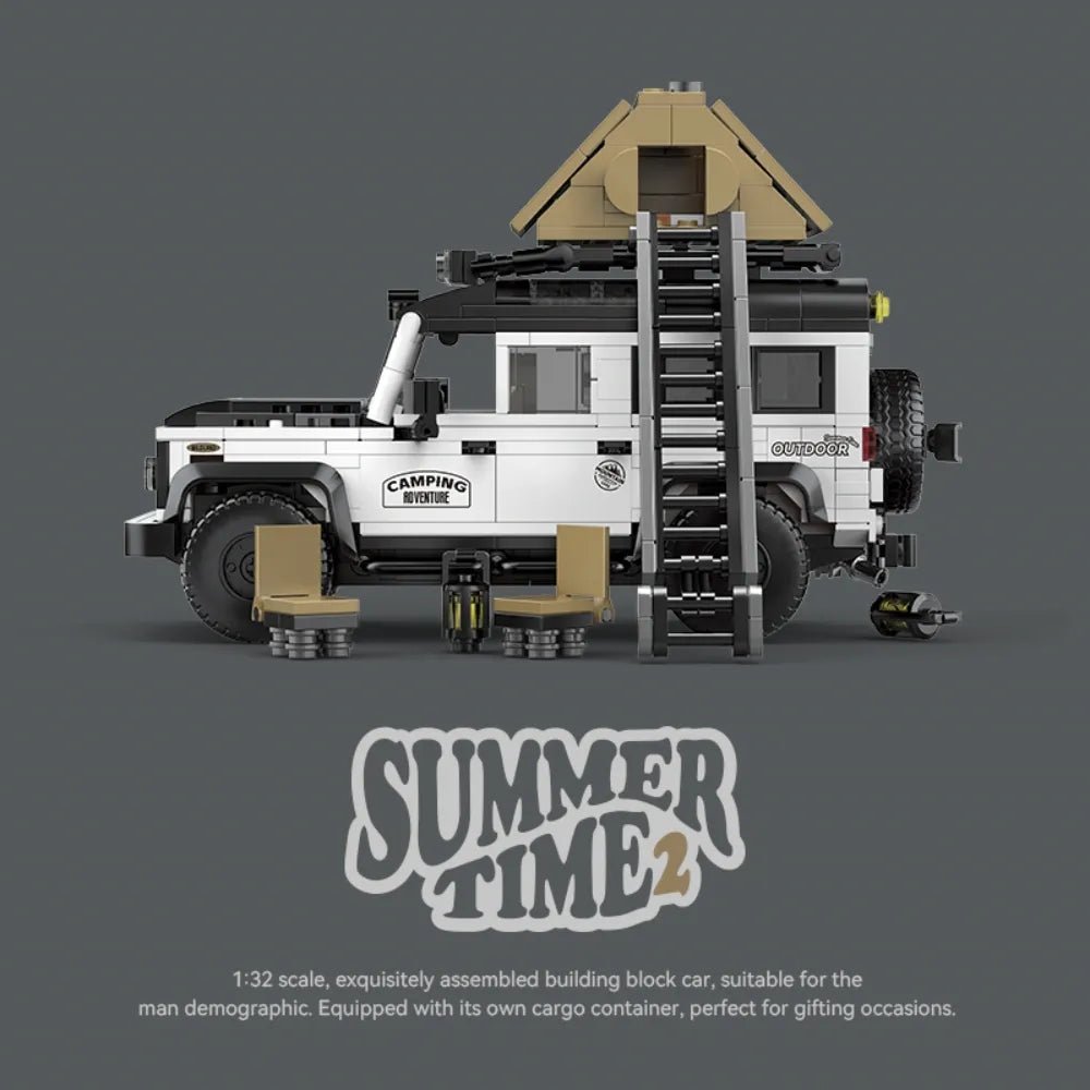 Classic Defender 4x4 Adventure - Building Blocks Set | Power Brickz