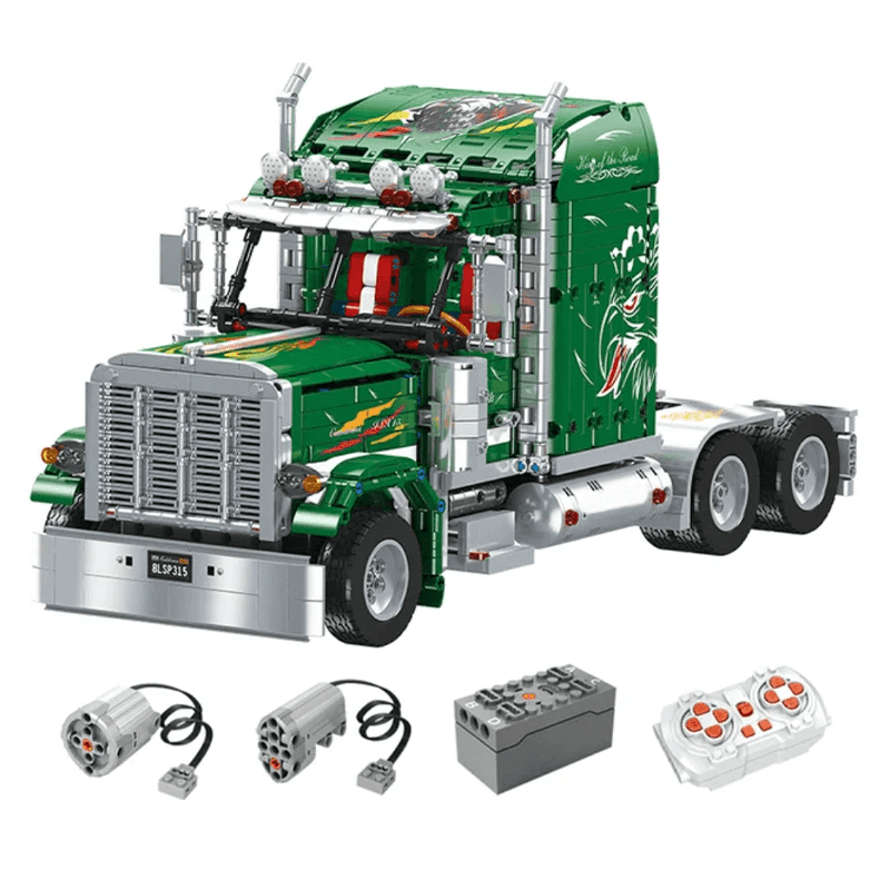 ClassicAmerican Truck - Building Blocks Set | Power Brickz