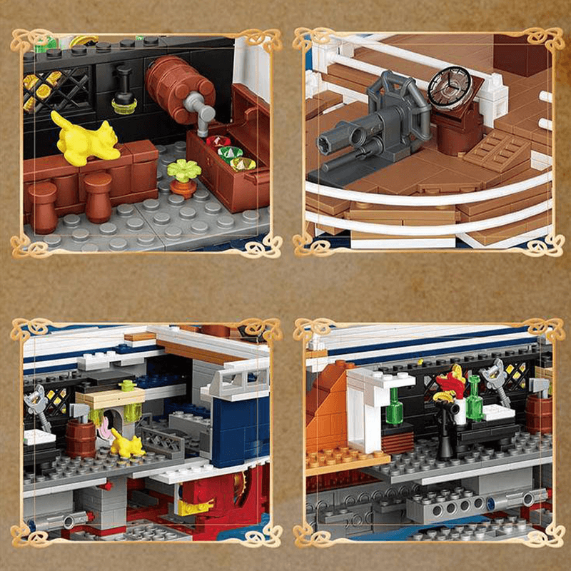 Classic Sailing Boat | 1686pcs - Power Brickz
