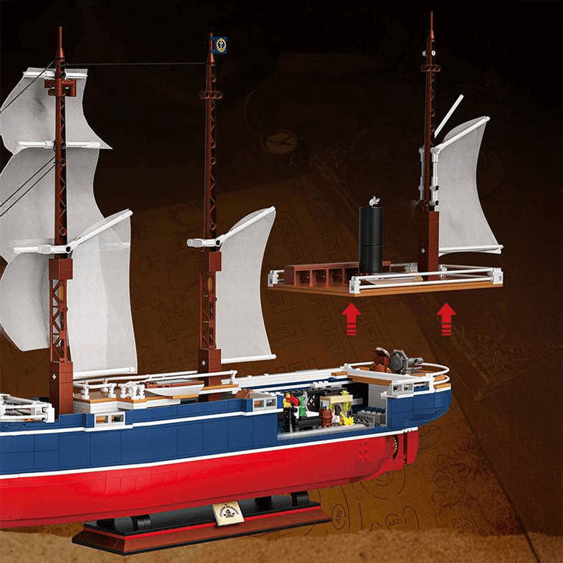 Classic Sailing Boat | 1686pcs - Power Brickz