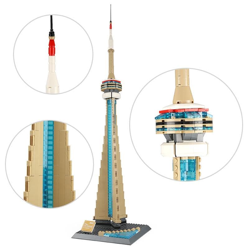 CN Tower Toronto - Building Set | Power Brickz