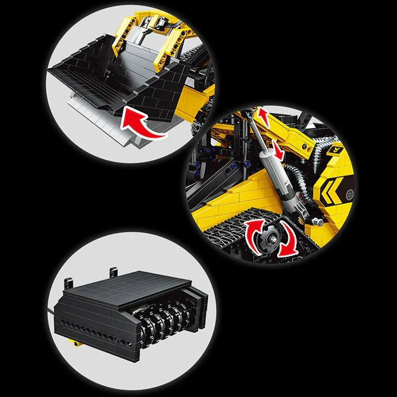 RC Compact Track Loader - Building Set | Power Brickz