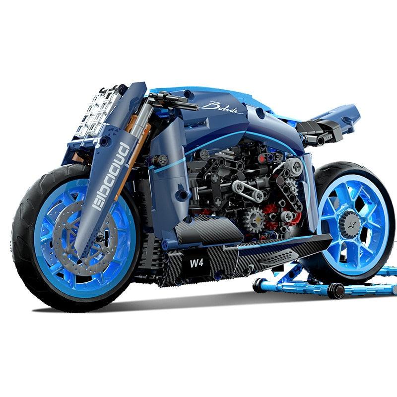 Futuristic Concept Motorcycle - Building Set | Power Brickz