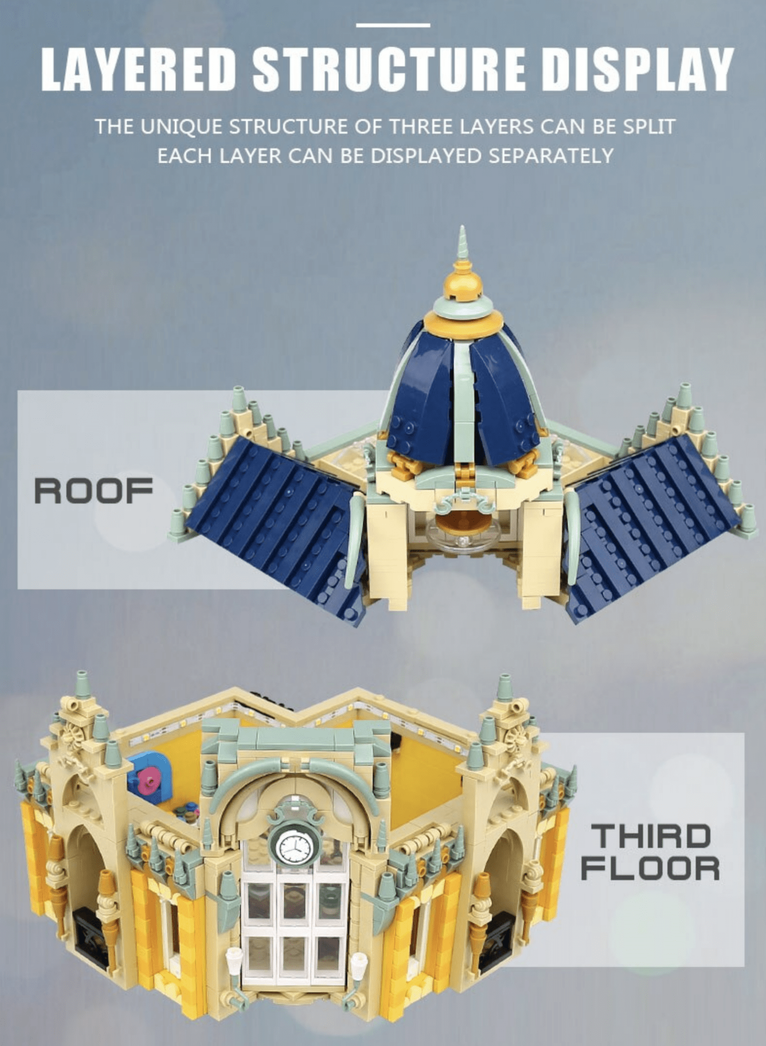 Corner Post Office - Building Set | Power Brickz