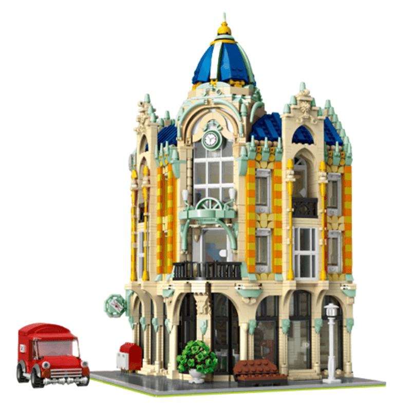 Corner Post Office - Building Set | Power Brickz
