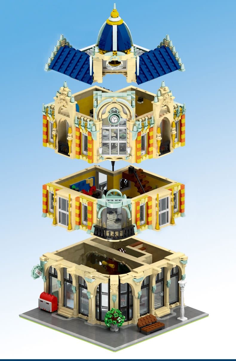 Corner Post Office - Building Set | Power Brickz