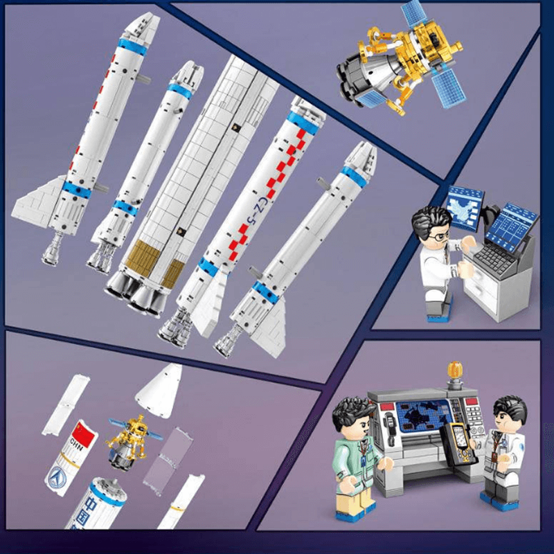 Cryogenic Liquid Launch Vehicle - Building Set | Power Brickz