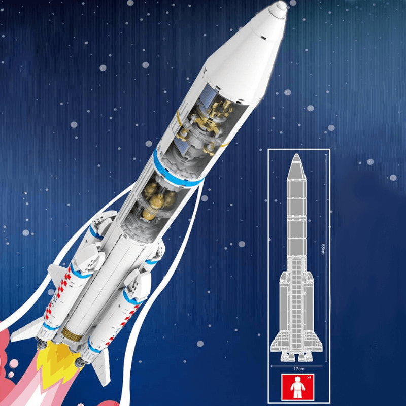 Cryogenic Liquid Launch Vehicle - Building Set | Power Brickz