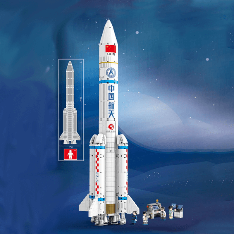 Cryogenic Liquid Launch Vehicle - Building Set | Power Brickz