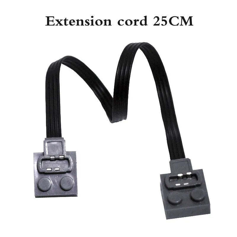 Custom 25CM Extension Cord Building Blocks Accessories – RC building blocks accessory