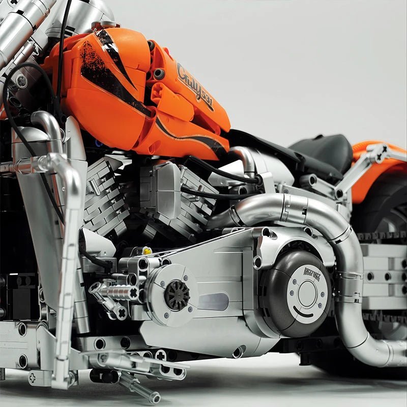 Custom V - Twin Street Bagger | 2392pcs - Power Brickz