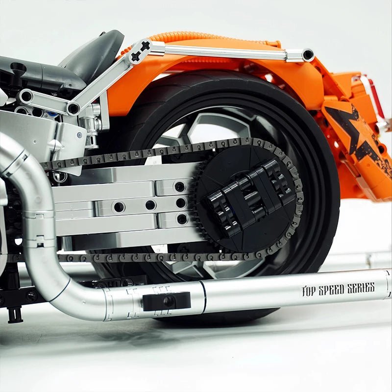 Custom V - Twin Street Bagger | 2392pcs - Power Brickz