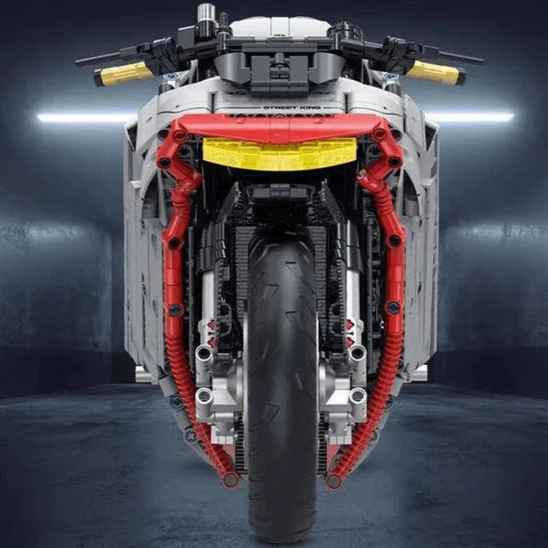 Cyberpunk Street Bike - Building Set | Power Brickz