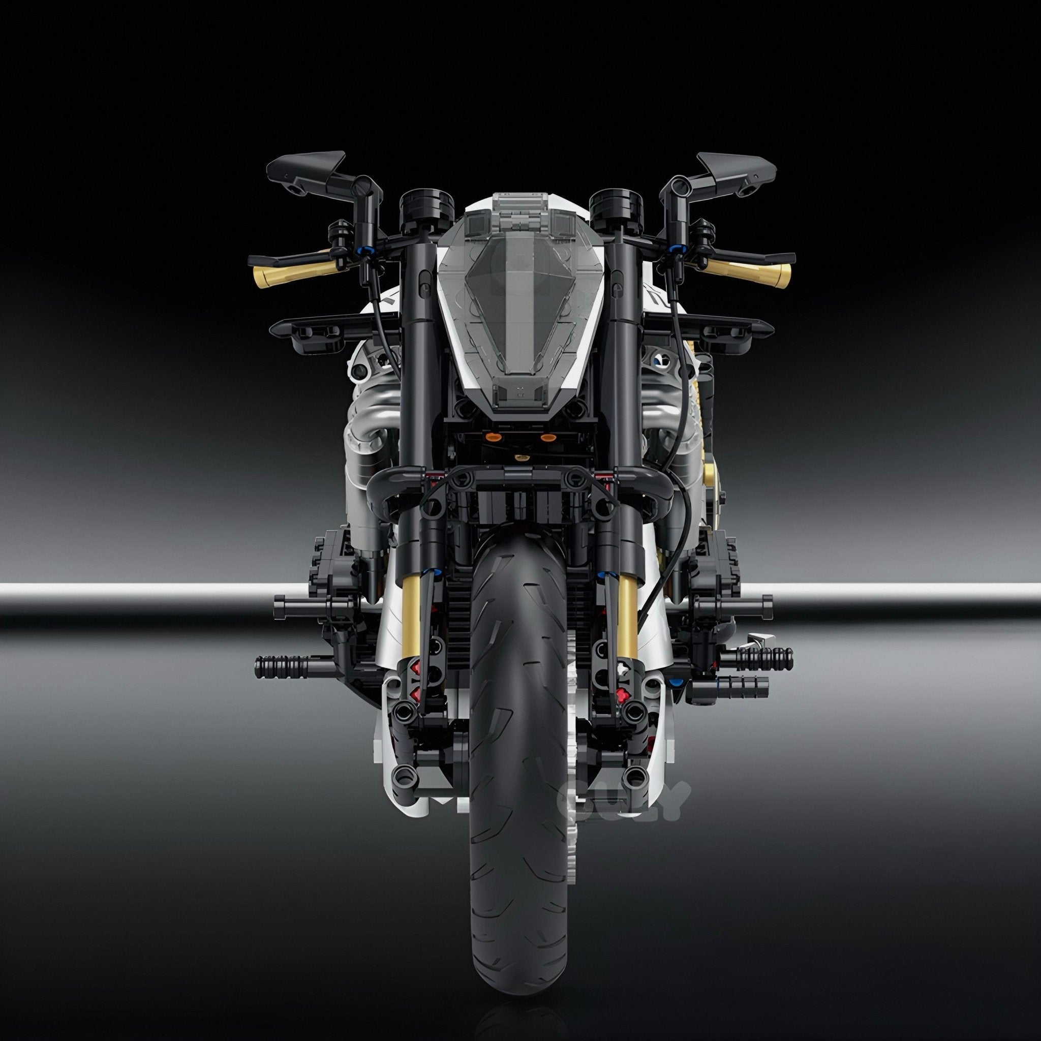 Cyberpunk Custom Chopper - Building Set | Power Brickz